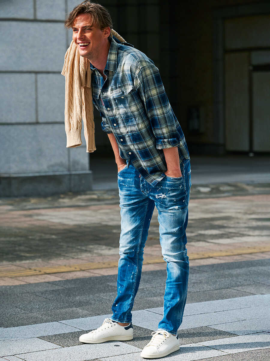 爽やか旋風巻き起こる！ ブルーのチェックシャツ3選 | Fashion